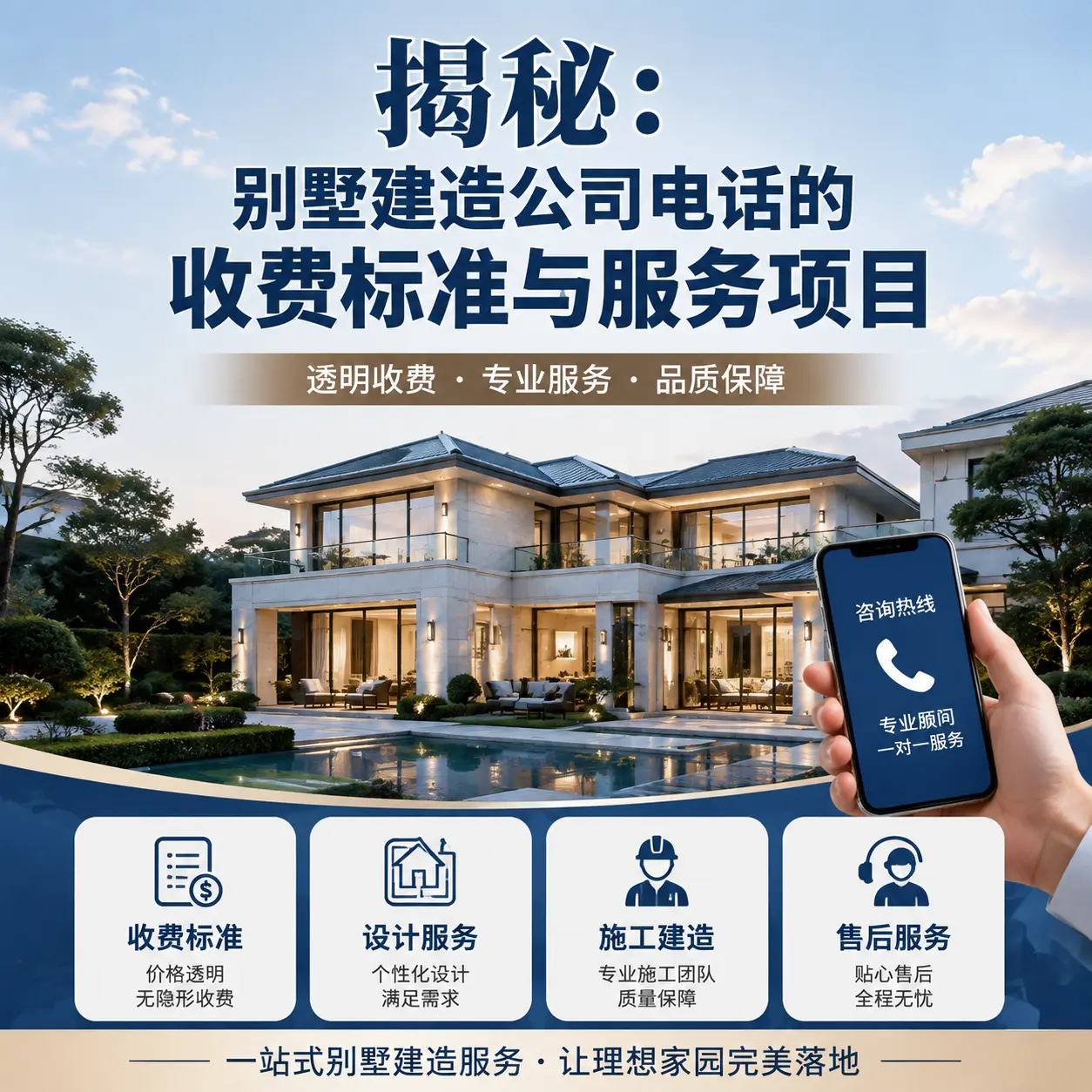 揭秘:思南别墅建造公司电话的收费标准与服务项目