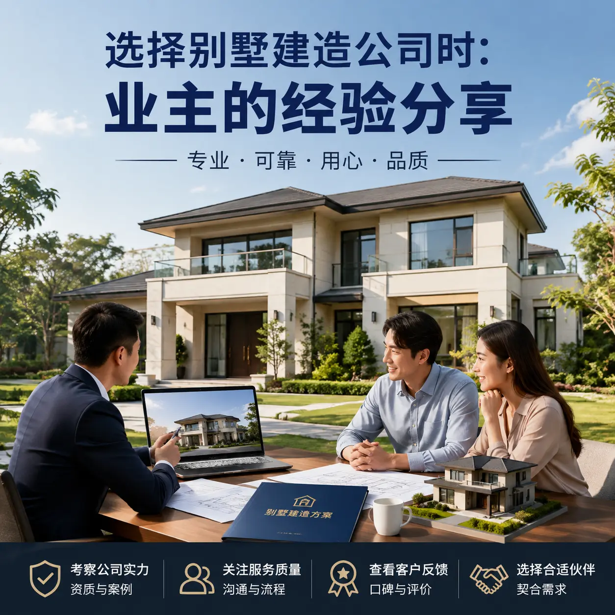 选择别墅建造公司时: 思南 业主的经验分享