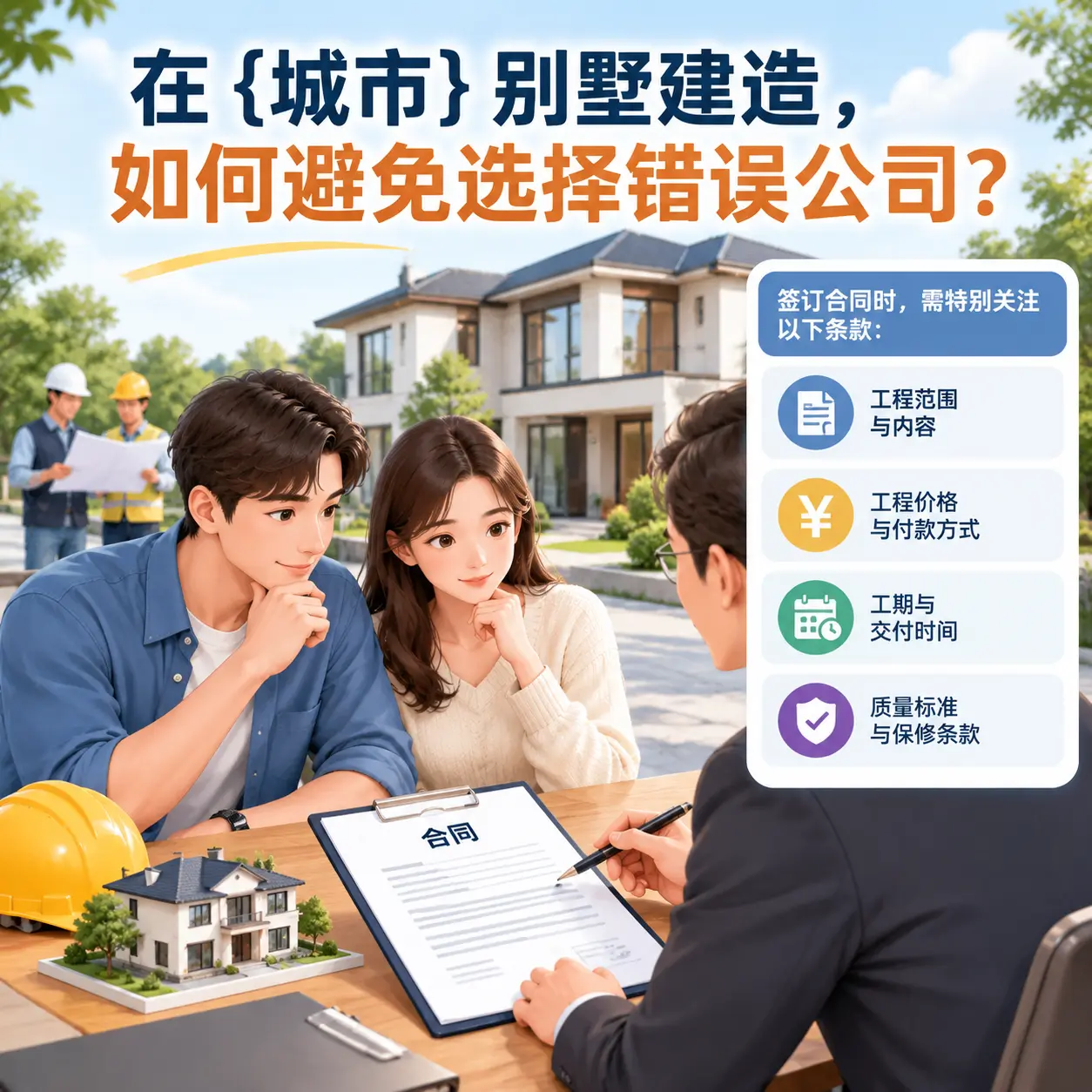 在 思南 别墅建造，如何避免选择错误公司？