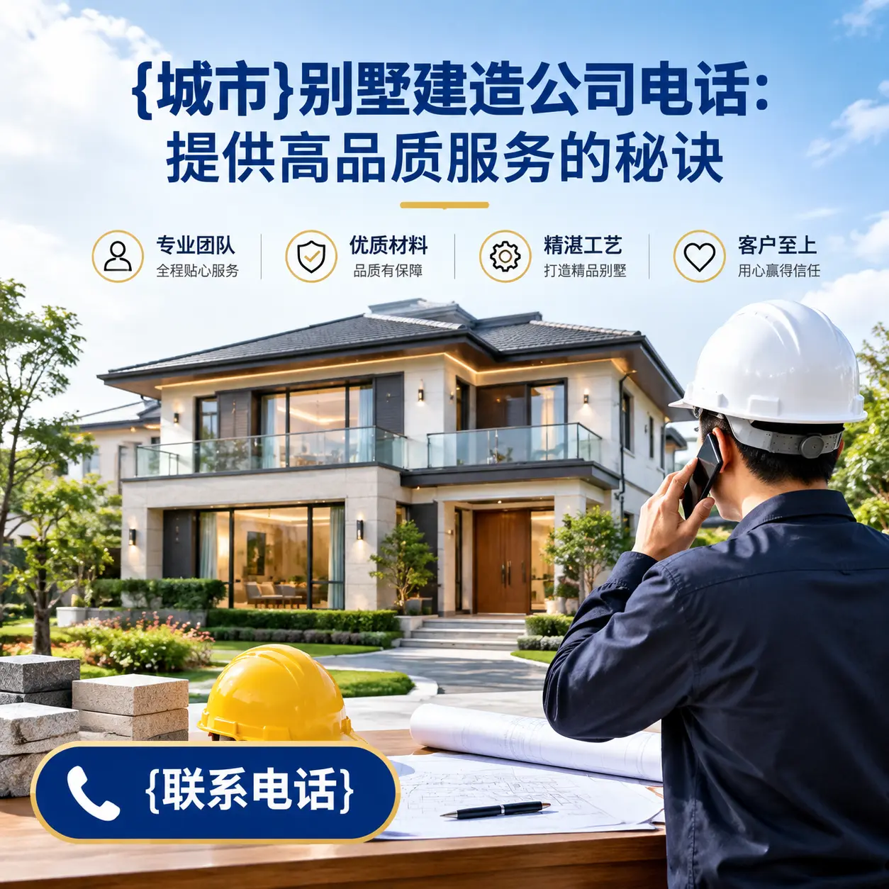 思南别墅建造公司电话:提供高品质服务的秘诀