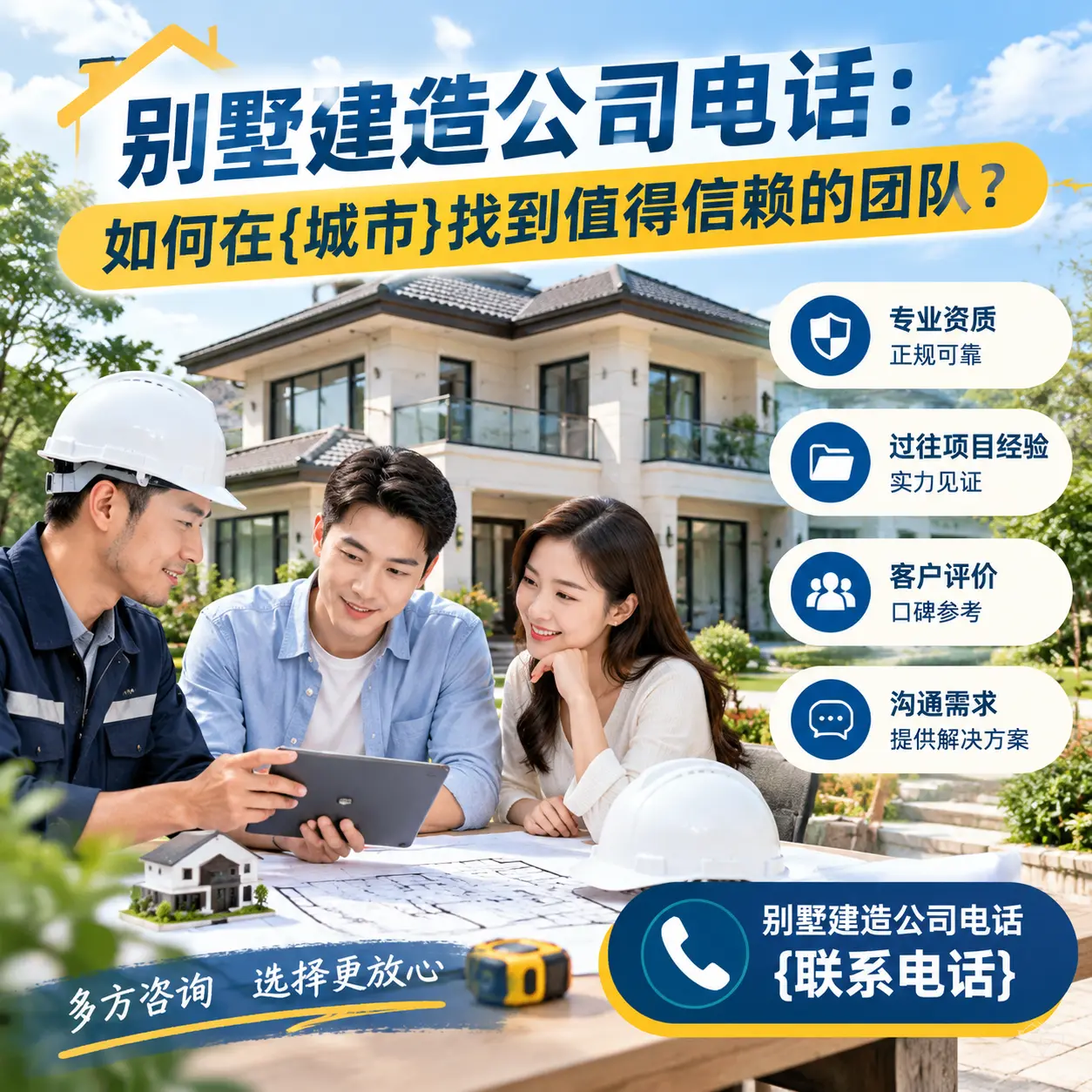 别墅建造公司电话:如何在思南找到值得信赖的团队?
