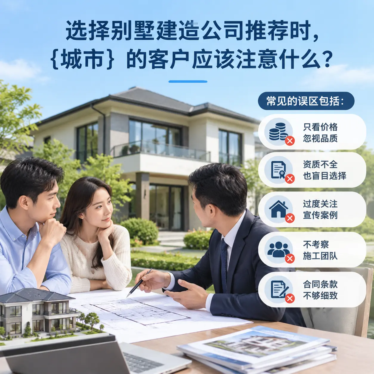 选择别墅建造公司推荐时，思南 的客户应该注意什么？
